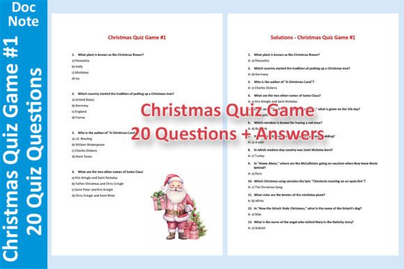 Festive Frenzy: A 20-Question Christmas Quiz Game Worth Your Holiday Celebration