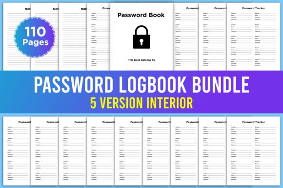 Password Logbook Bundle 5 Version: Your All-in-One Digital Password Manager