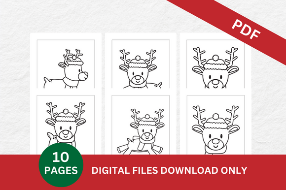 Reindeer Coloring Pages: A Creative Gateway to Learning and Fun for Young Minds
