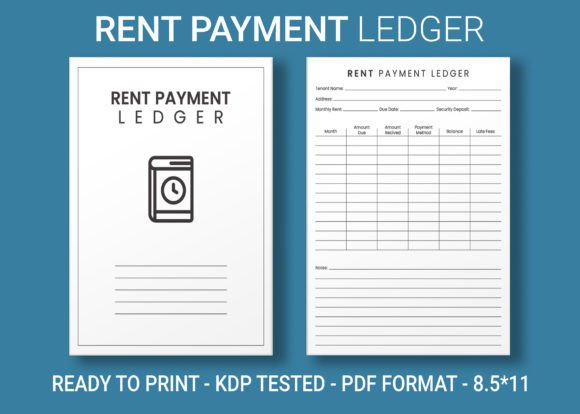 Rent Payment Ledger KDP Interior