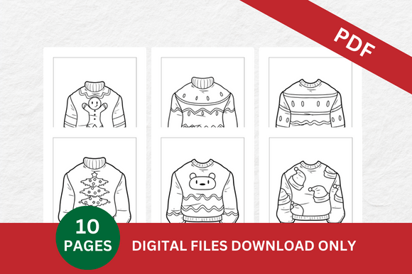 Sweater Coloring Pages: A Creative and Educational Resource for Young Learners