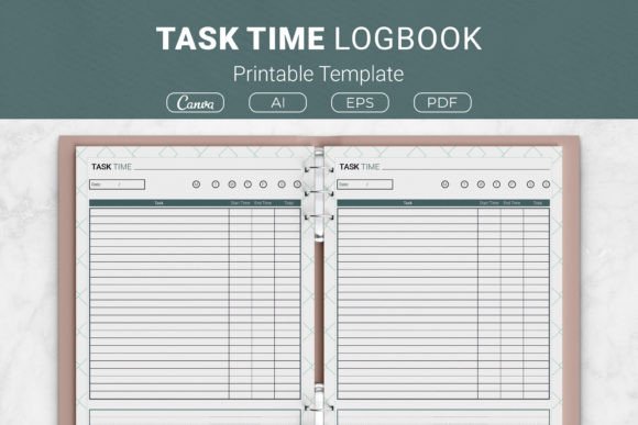 Task Time Tracker Printable Template