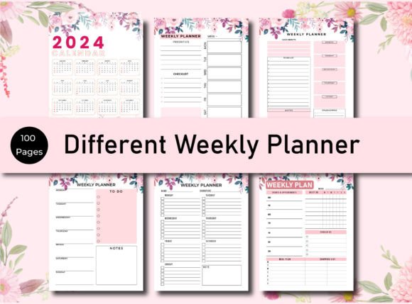 The 2024 Weekly Planner with Calendar KDP: A Strategic Tool for Modern Productivity and Print-on-Demand Success