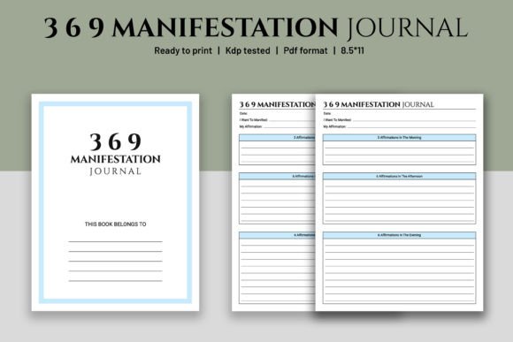 The 369 Manifestation Journal KDP Interior: A Strategic Asset for Modern Publishing