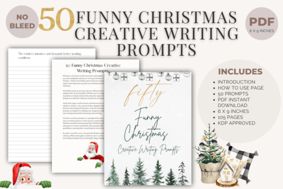 Unlocking Holiday Creativity with 50 Funny Christmas Writing Prompts
